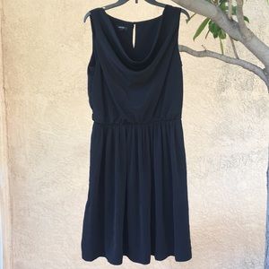 Little Black Scoop Neck Dress